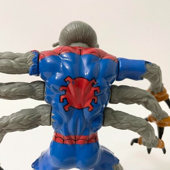 Vintage 1995 Manspider Spiderman Action Figure Marvel Toy Incomplete - Picture 8 of 16